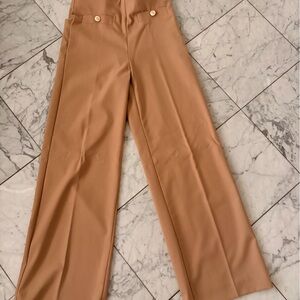 Ann Taylor Tan Wide Leg Pants